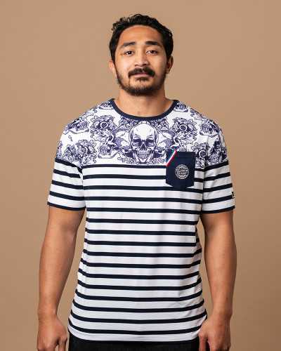 T-shirt Marinière Skull Franchise