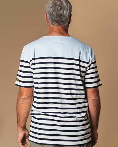 T-shirt Marinière Bleu Lin