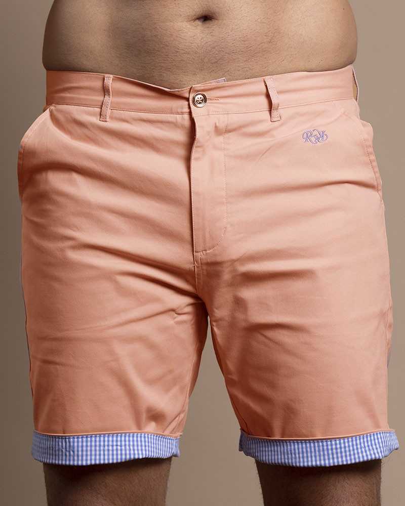 Bermuda Rugby vieux rose