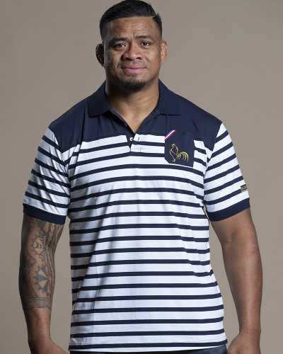 Polo rugby Rose d'Eté