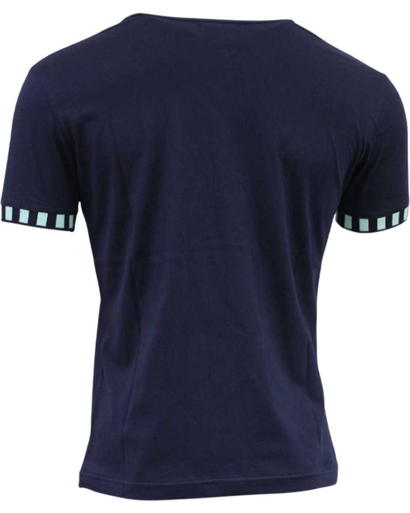 T-shirt rugby Coq en Vert d'eau