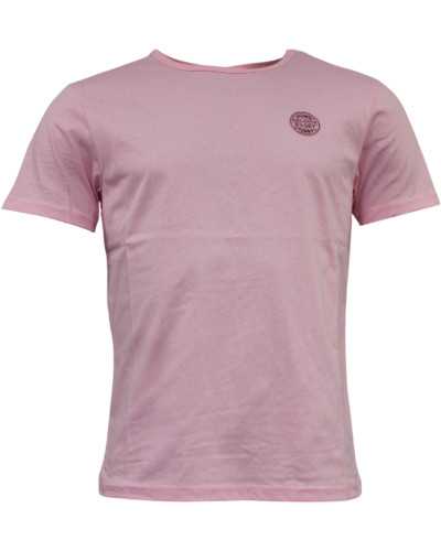 T-shirt rugby Basic rose