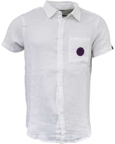 Chemisette rugby Gaze de Coton blanche