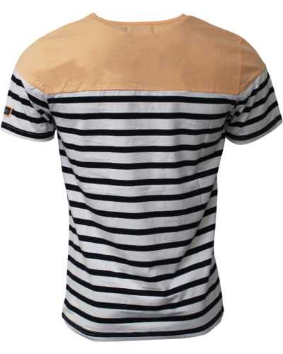 T-shirt Marinière Abricot