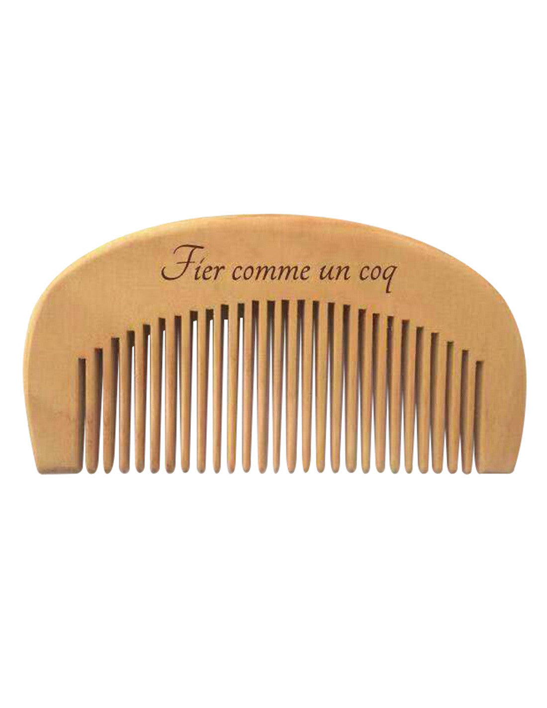 Peigne en bois naturel