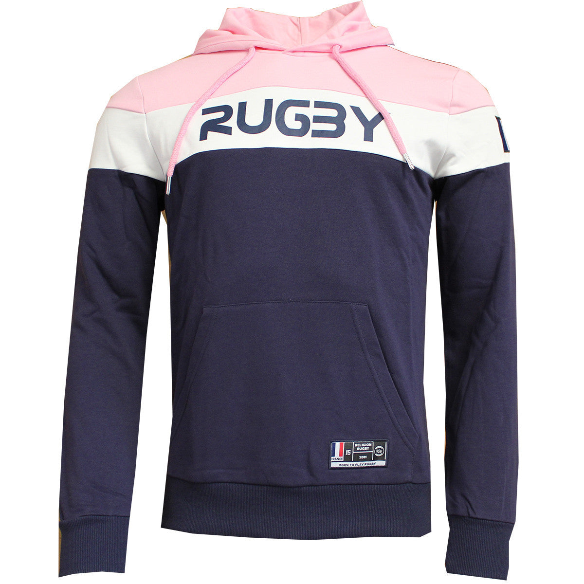 Tricolour Rugby Sweatshirt - Navy