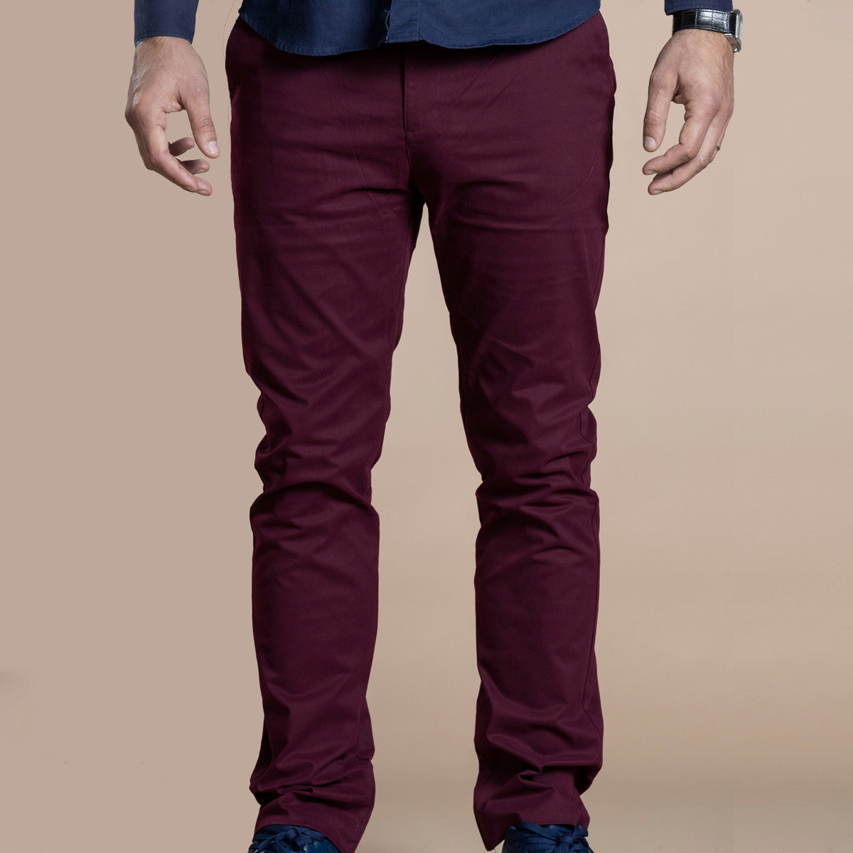 Chino Super French Falzard - Bordeaux