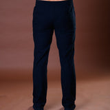 Navy Linen Rugby Pants