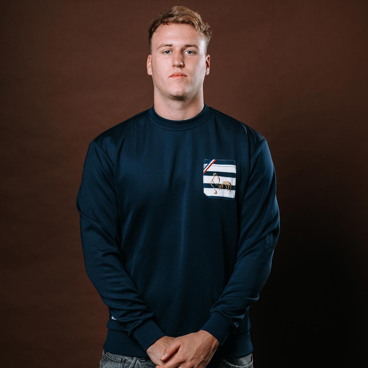 Sweat col rond Cœur Marinière