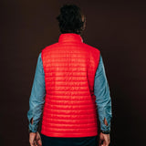 Doudoune légère Rugby Homme rouge