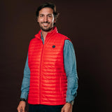 Doudoune légère Rugby Homme rouge