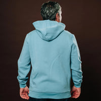 Grey-blue Fashion Rugby Sweatshirt
