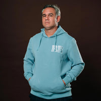 Grey-blue Fashion Rugby Sweatshirt