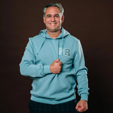 Grey-blue Fashion Rugby Sweatshirt