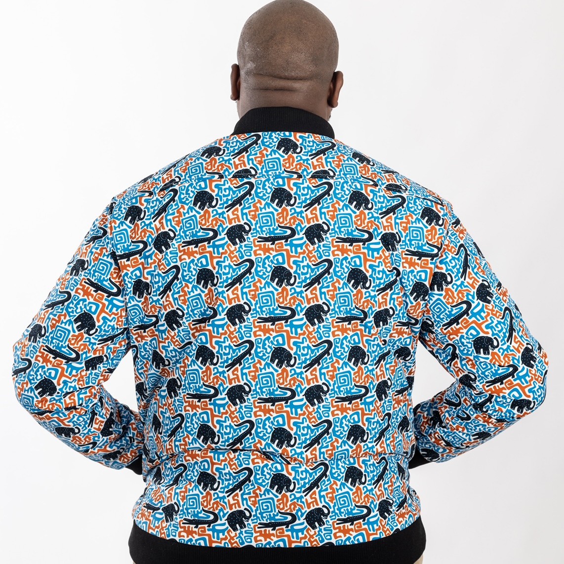 Ivory Crocodile Jacket - Bakary Meïté