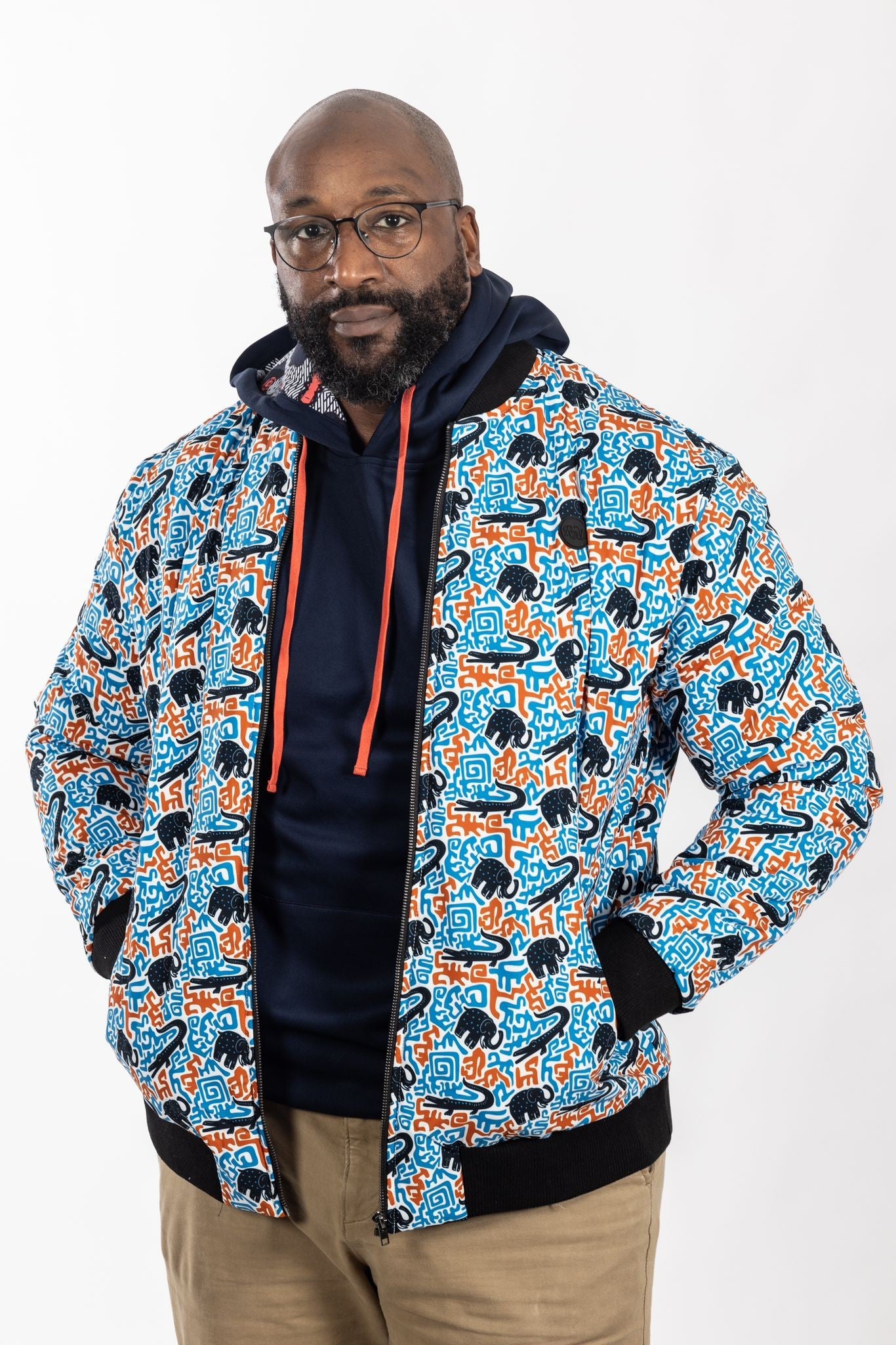 Ivory Crocodile Jacket - Bakary Meïté