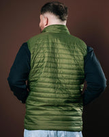 Men's Lightweight Rugby Padded Jacket Khaki
