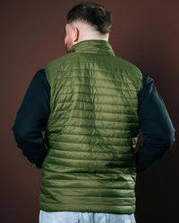 Men's Lightweight Rugby Padded Jacket Khaki