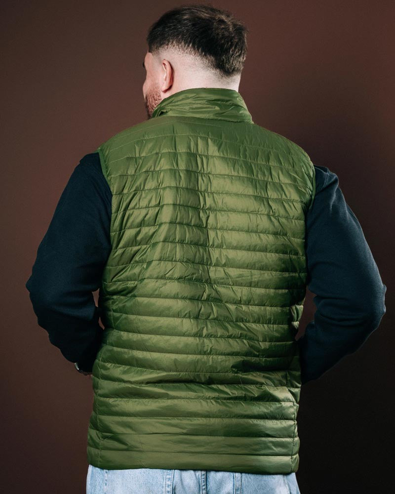Men's Lightweight Rugby Padded Jacket Khaki