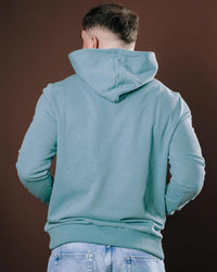 Grey-blue Fashion Rugby Sweatshirt