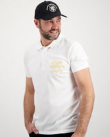 Men's White Times Polo Shirt - Stade Toulousain