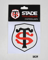 Autocollants Logo - Lot de 2 - 10 cm - Stade Toulousain