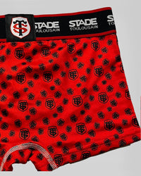 Pack of 2 Kids' Boxer Briefs - Stade Toulousain