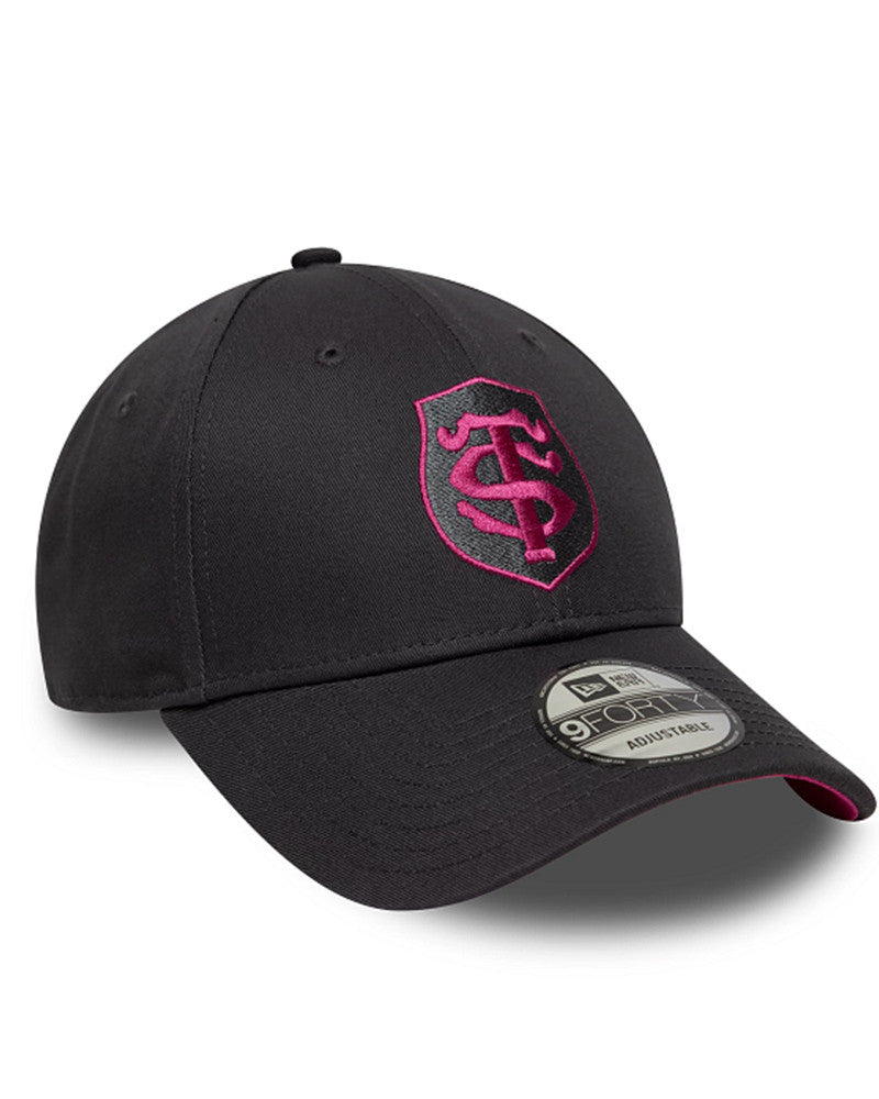 Black & Pink Stade Toulousain POP 9FORTY Cap - New Era x Stade Toulousain