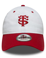 CONTRAST VISOR 9TWENTY Stade Toulousain White & Red Cap - New Era x Stade Toulousain