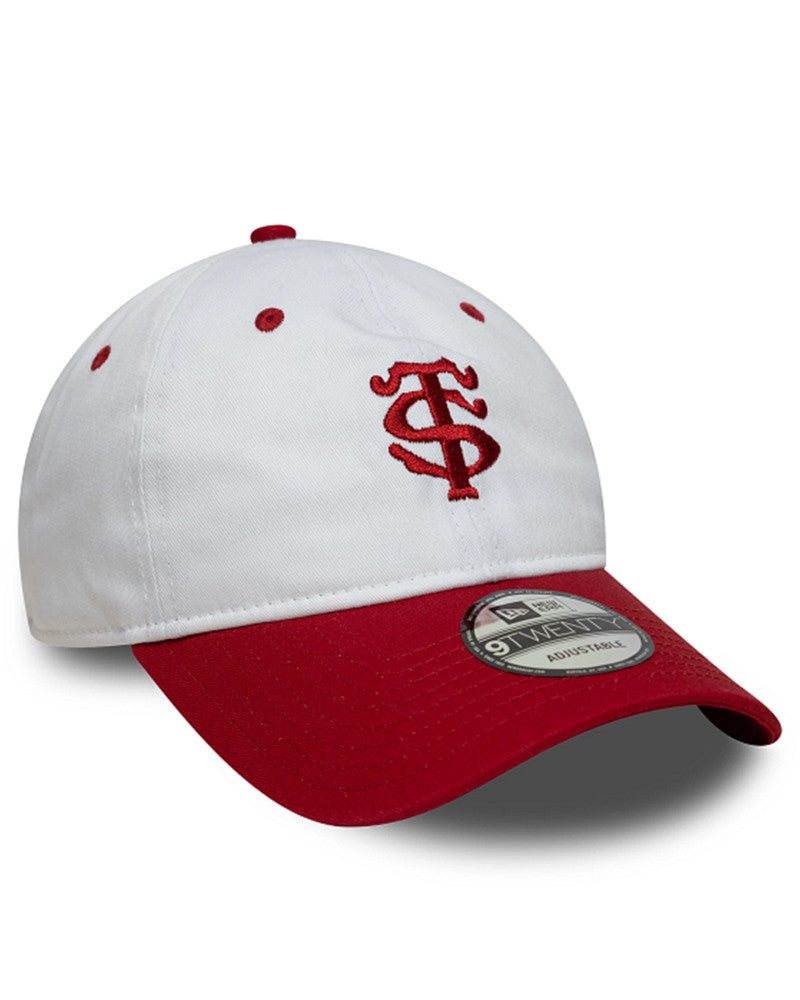 Casquette CONTRAST VISOR 9TWENTY Stade Toulousain Blanche & Rouge - New Era x Stade Toulousain
