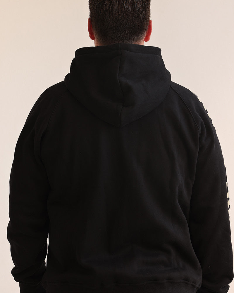 Sweat zippé Rugby Squad - noir