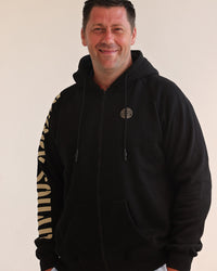 Sweat zippé Rugby Squad - noir