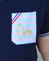 T Shirt Rugby Féminin Poche Pastel