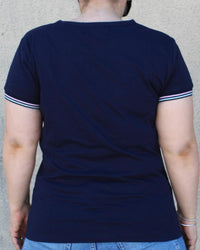 Women's Rugby T-Shirt Pastel Pocket