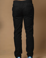 Black Linen Rugby Trousers