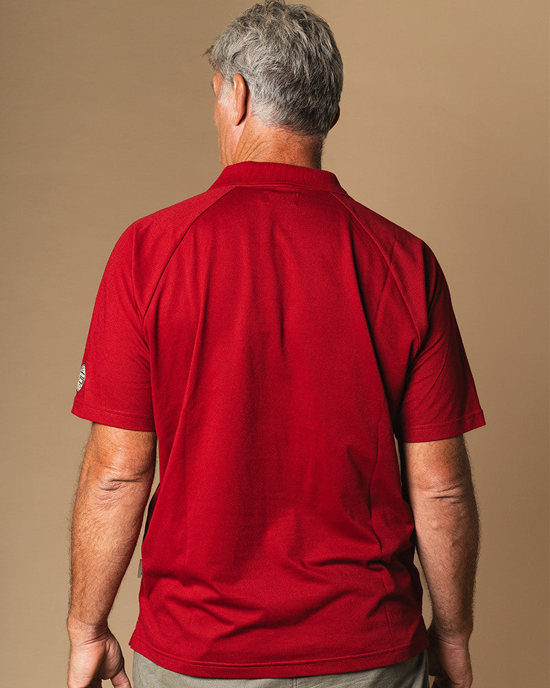 Rugby Squad Polo - burgundy
