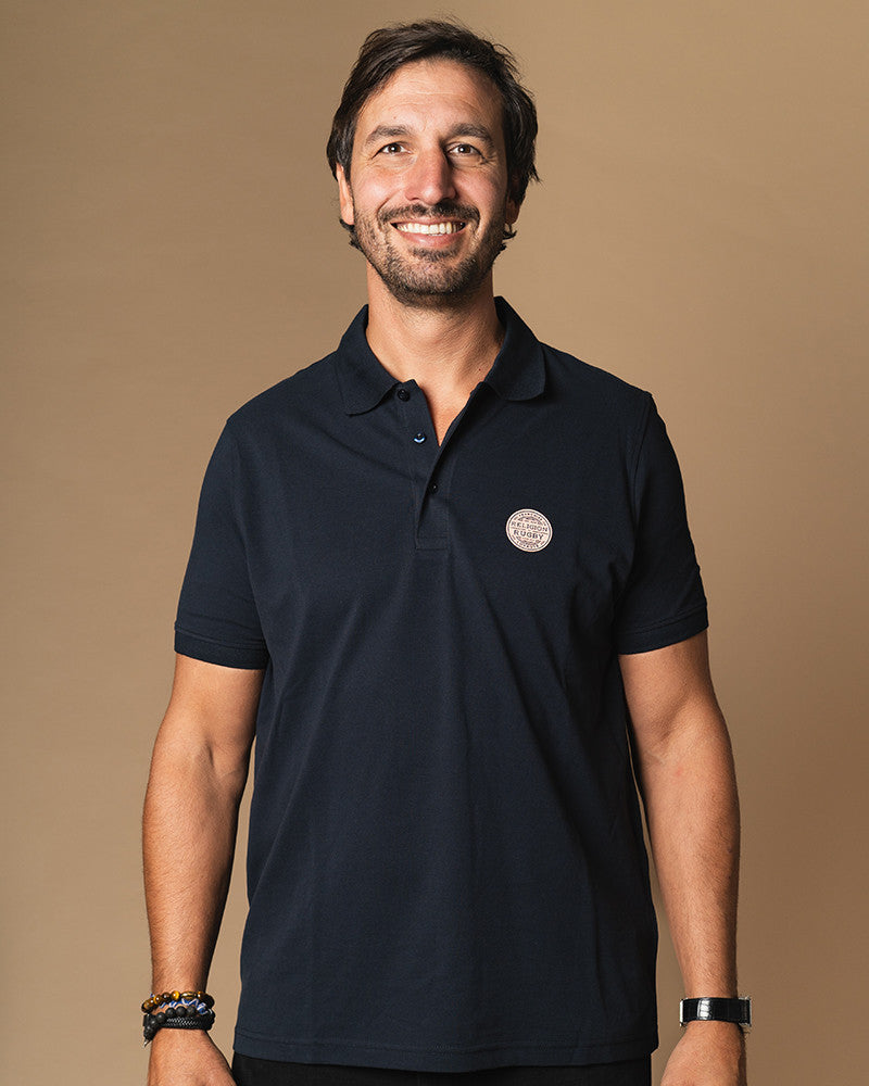 Polo Rugby Ecoresponsable - Marine