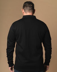 Vintage Brown Rugby Polo - LS