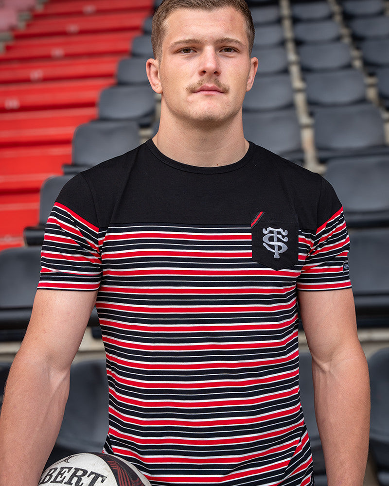 Traditional Striped T-shirt - Stade Toulousain x Religion Rugby