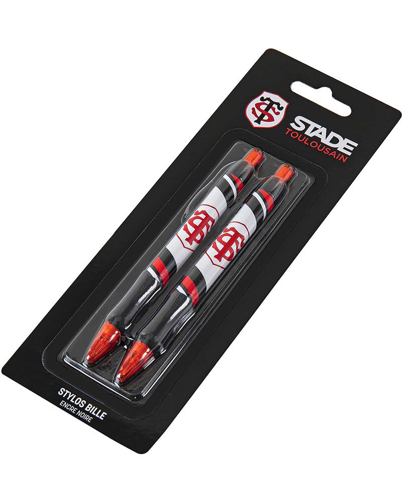 Set of 2 Ballpoint Pens - White - Stade Toulousain