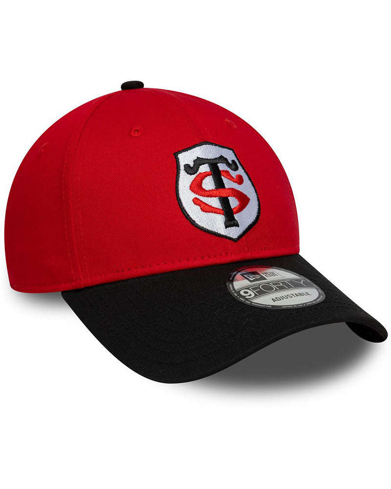 Red and Black 9FORTY® Team Cap - New Era x Stade Toulousain