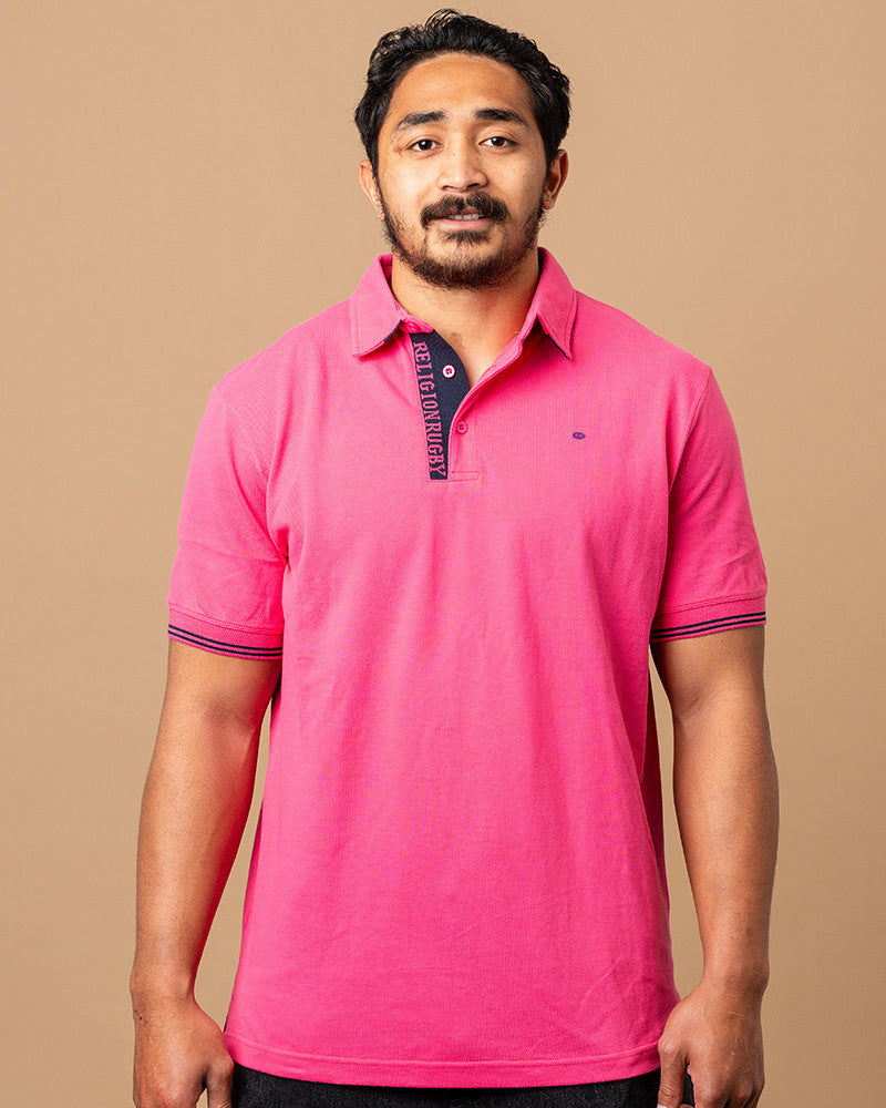 Polo rugby fuchsia Générosité
