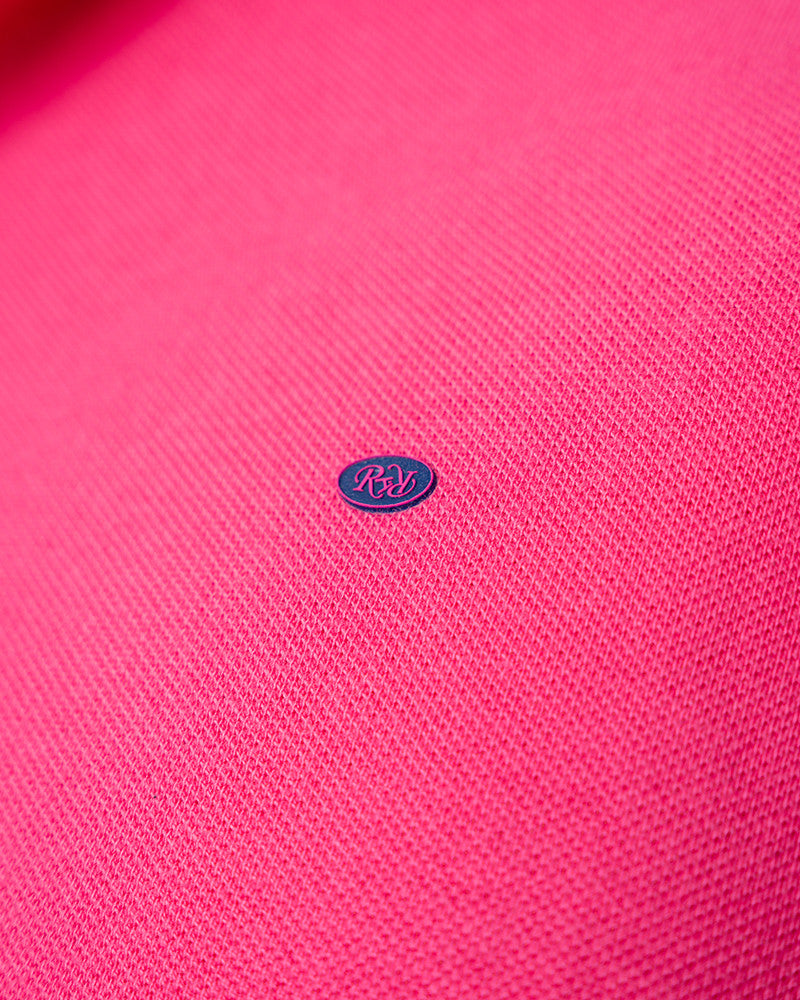 Fuchsia Generosity rugby polo shirt