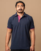 Polo rugby marine Respect