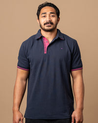 Polo rugby marine Respect