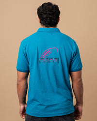 Polo de rugby 'Ballon' bleu tendance