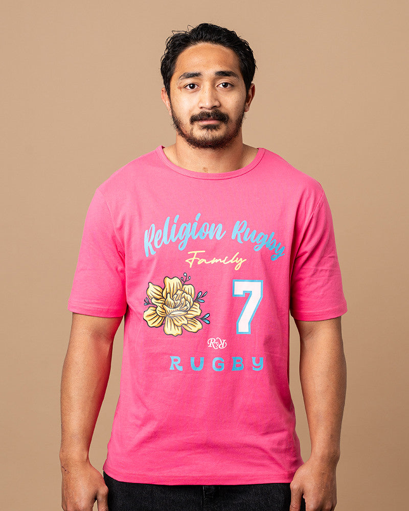 T-shirt rugby Flower Electrique