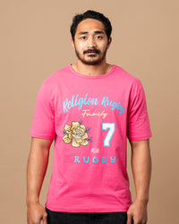 T-shirt rugby Flower Electrique