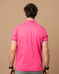 Pelous rugby polo 118 fuchsia