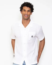 Clavis Shirt - white cotton gauze - Stade Toulousain